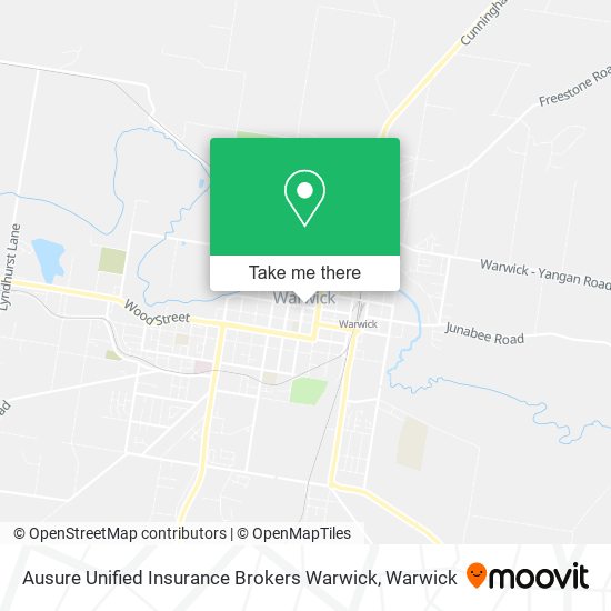 Ausure Unified Insurance Brokers Warwick map