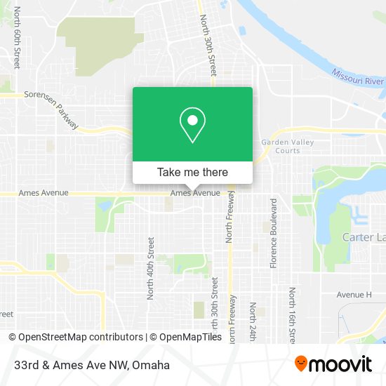 Mapa de 33rd & Ames Ave NW