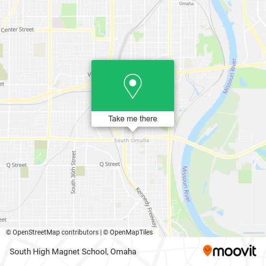 Mapa de South High Magnet School