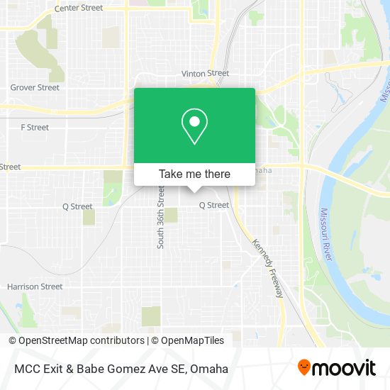MCC Exit & Babe Gomez Ave SE map