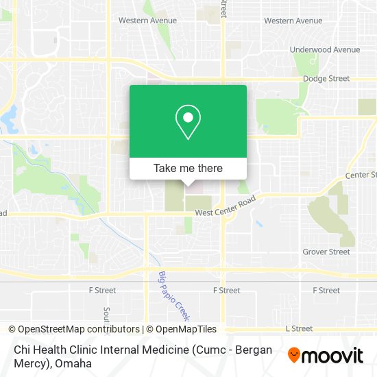 Mapa de Chi Health Clinic Internal Medicine (Cumc - Bergan Mercy)