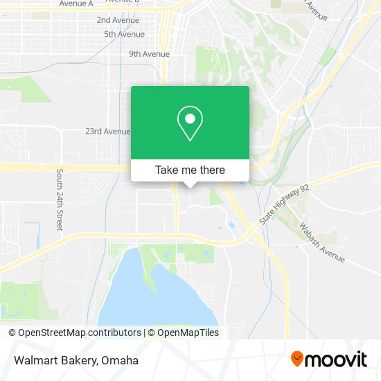 Walmart Bakery map