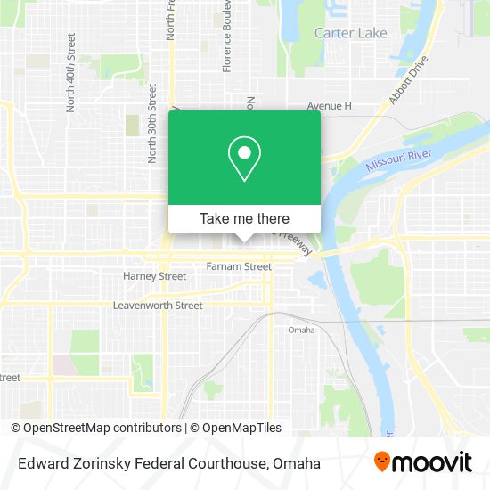 Mapa de Edward Zorinsky Federal Courthouse