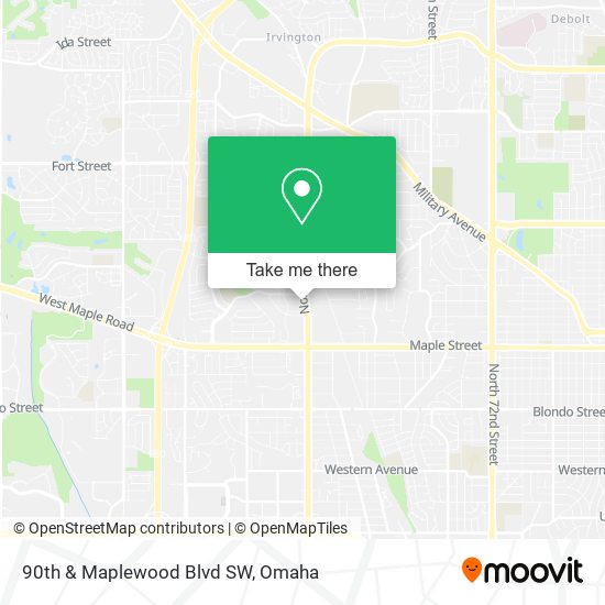 Mapa de 90th & Maplewood Blvd SW