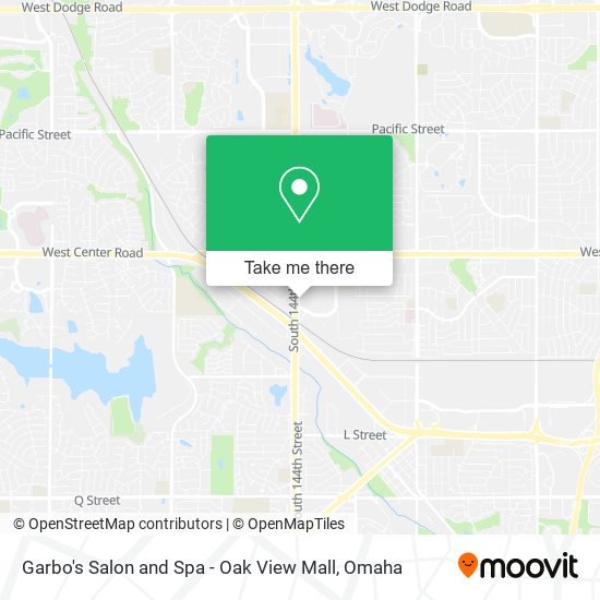 Mapa de Garbo's Salon and Spa - Oak View Mall
