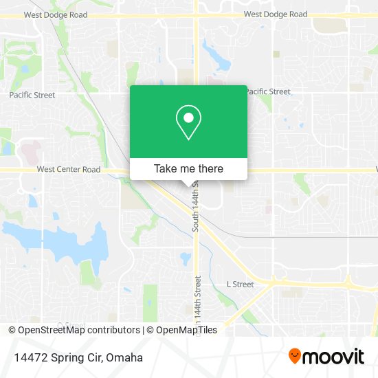 Mapa de 14472 Spring Cir