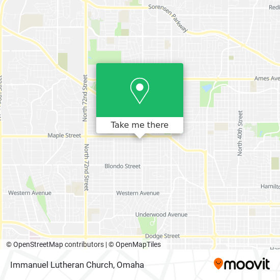 Immanuel Lutheran Church map