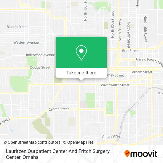 Lauritzen Outpatient Center And Fritch Surgery Center map