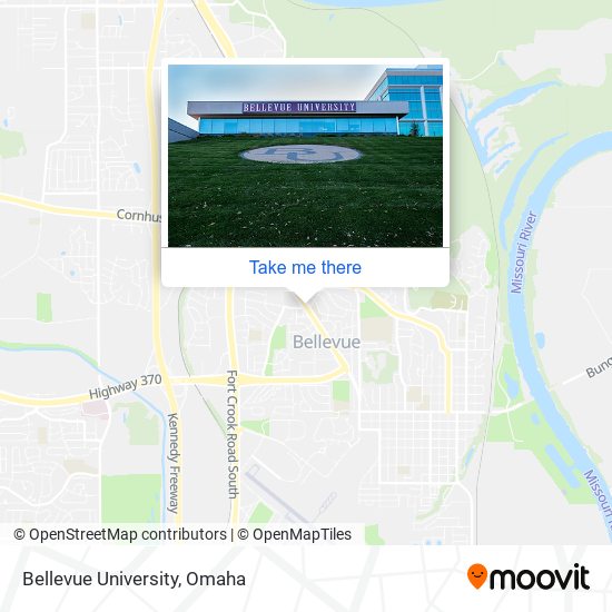 Mapa de Bellevue University