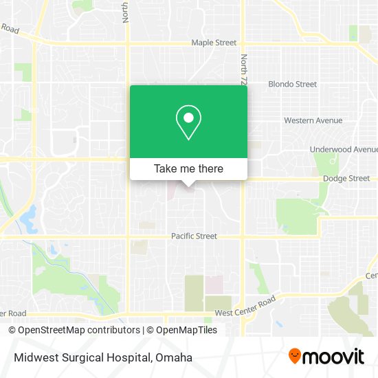 Midwest Surgical Hospital map