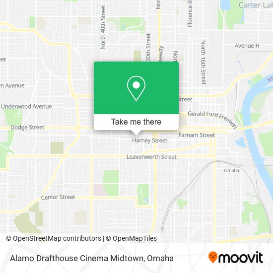 Alamo Drafthouse Cinema Midtown map