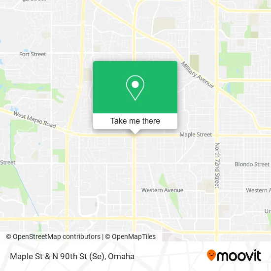 Mapa de Maple St & N 90th St (Se)