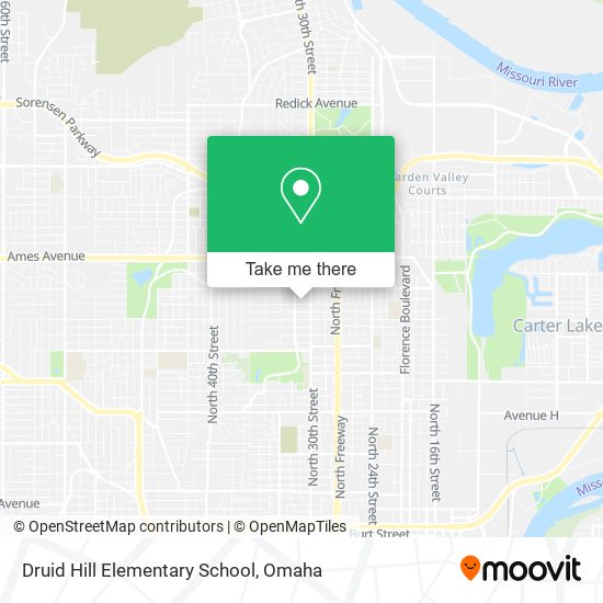 Druid Hill Elementary School map