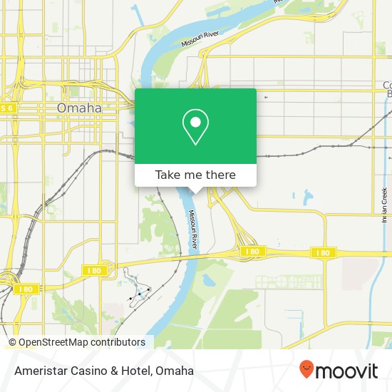 Ameristar Casino & Hotel map