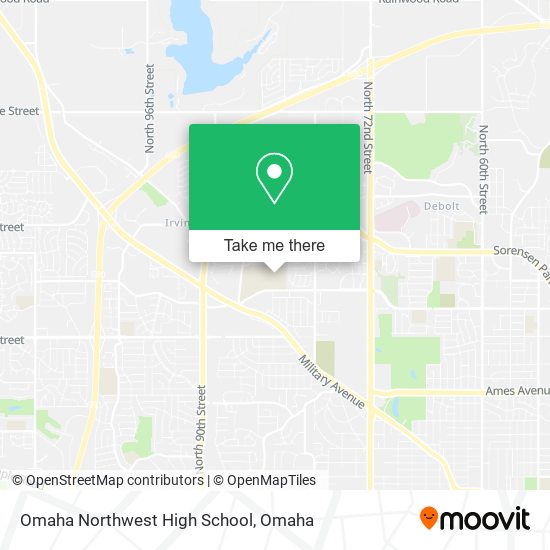 Mapa de Omaha Northwest High School