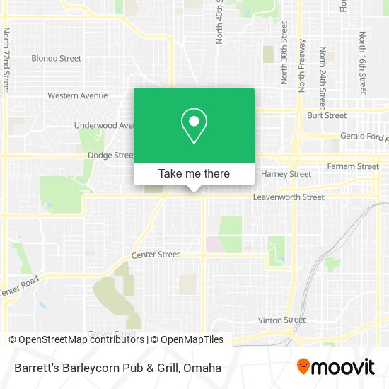 Barrett's Barleycorn Pub & Grill map