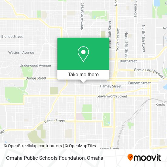 Omaha Public Schools Foundation map
