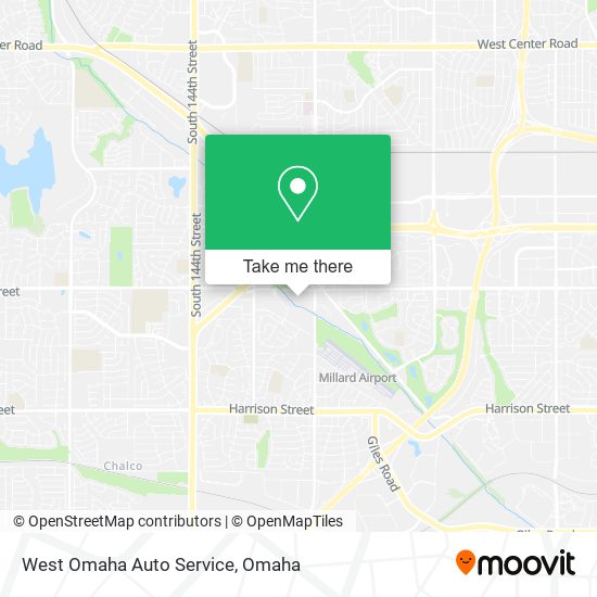 Mapa de West Omaha Auto Service