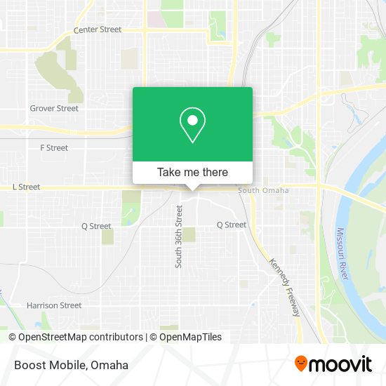 Mapa de Boost Mobile