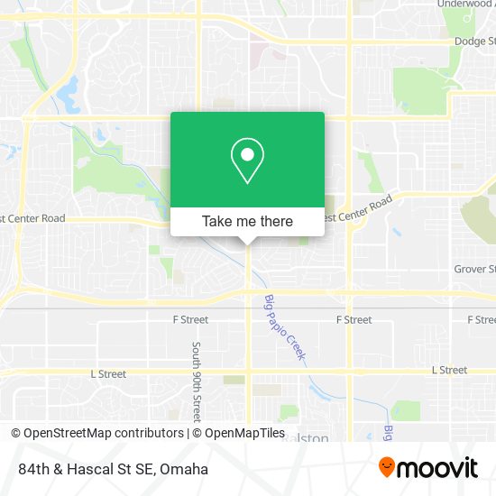 Mapa de 84th & Hascal St SE