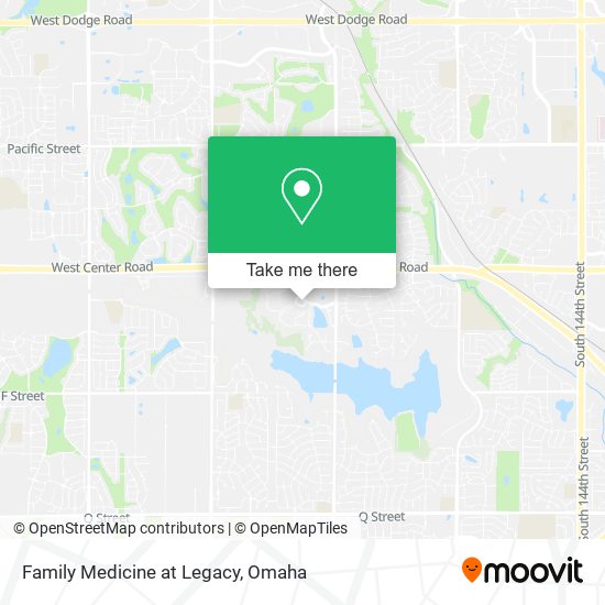 Family Medicine at Legacy map