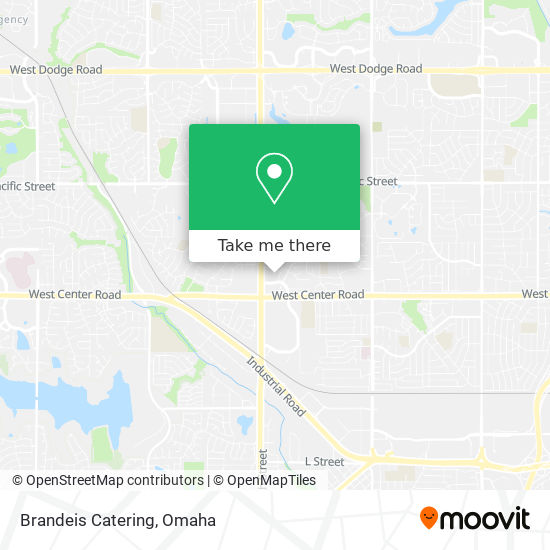 Brandeis Catering map