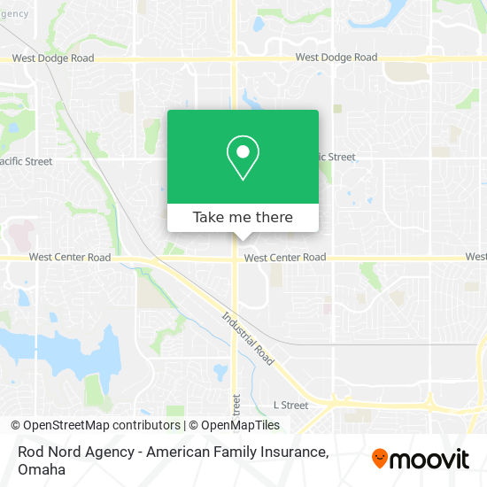 Rod Nord Agency - American Family Insurance map