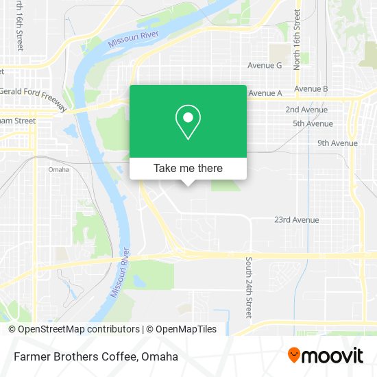 Farmer Brothers Coffee map