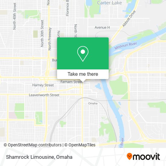 Shamrock Limousine map