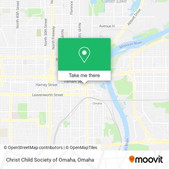 Mapa de Christ Child Society of Omaha