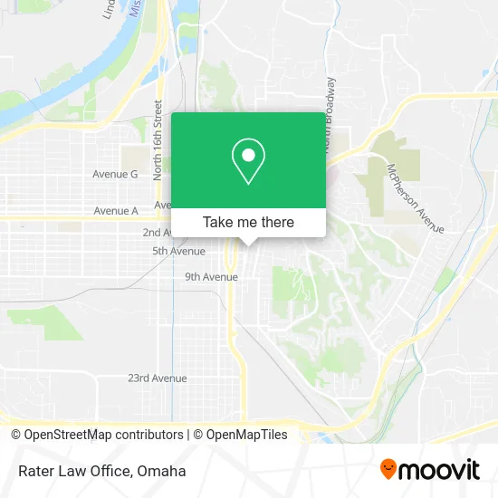 Rater Law Office map
