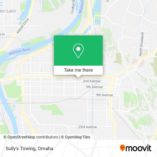 Sully's Towing map