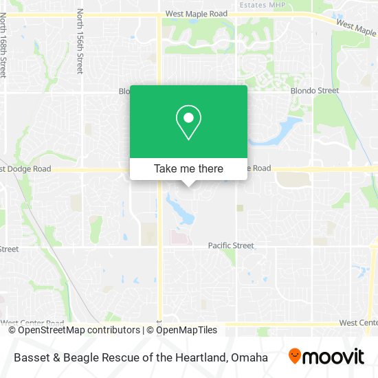 Basset & Beagle Rescue of the Heartland map