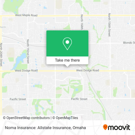 Noma Insurance: Allstate Insurance map