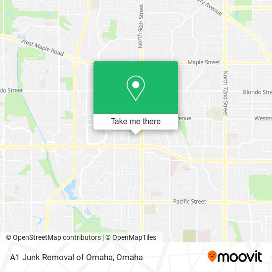 Mapa de A1 Junk Removal of Omaha