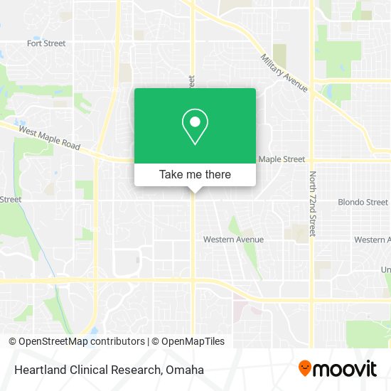 Heartland Clinical Research map