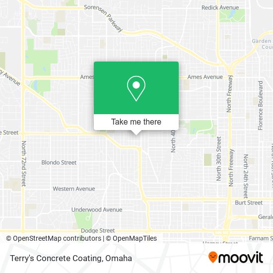 Mapa de Terry's Concrete Coating