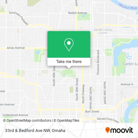 Mapa de 33rd & Bedford Ave NW