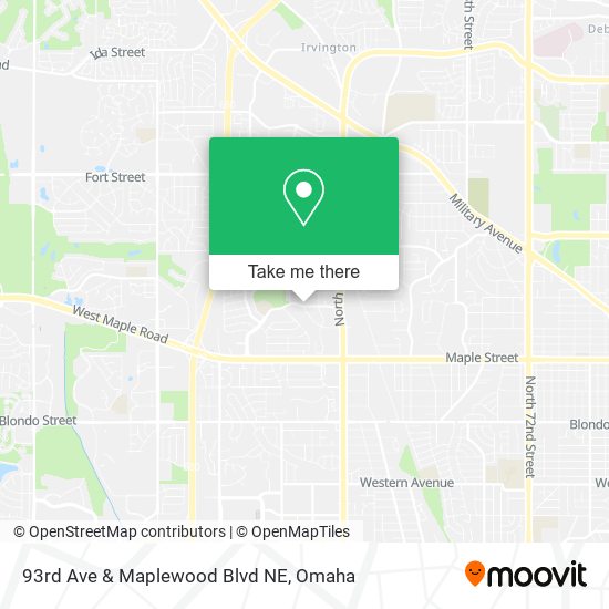 93rd Ave & Maplewood Blvd NE map