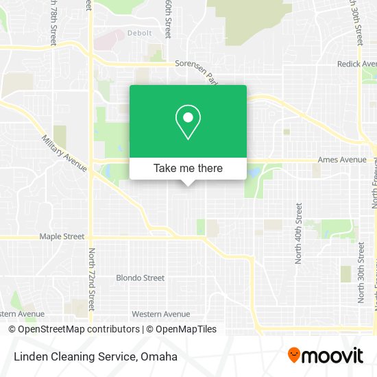 Linden Cleaning Service map