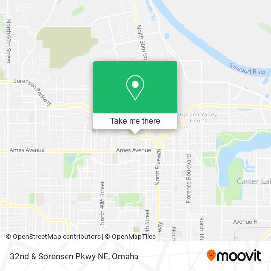 32nd & Sorensen Pkwy NE map