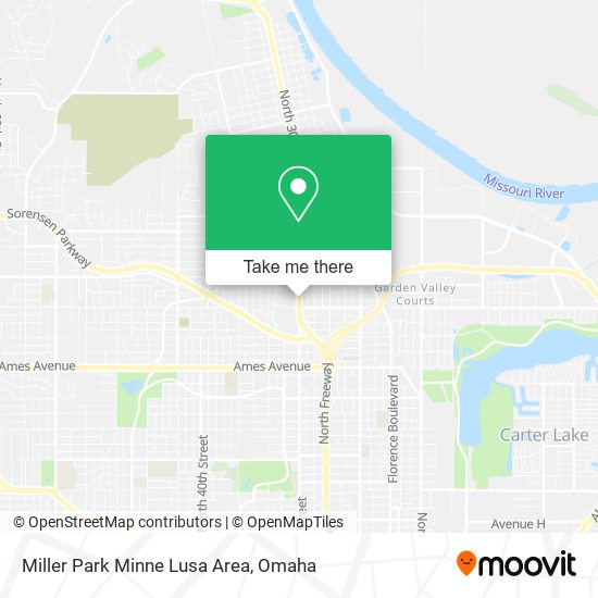 Miller Park Minne Lusa Area map