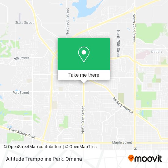 Altitude Trampoline Park map
