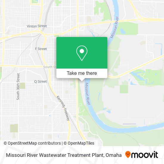 Missouri River Wastewater Treatment Plant map