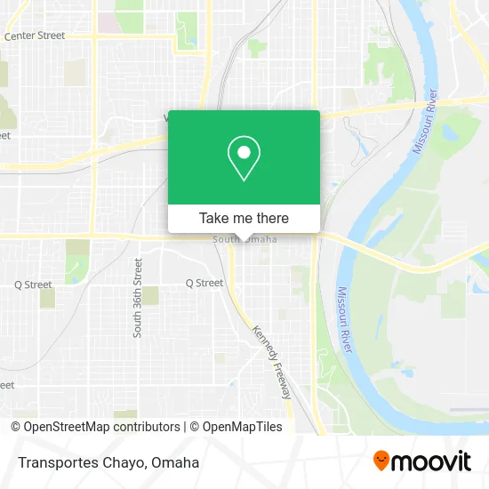 Transportes Chayo map