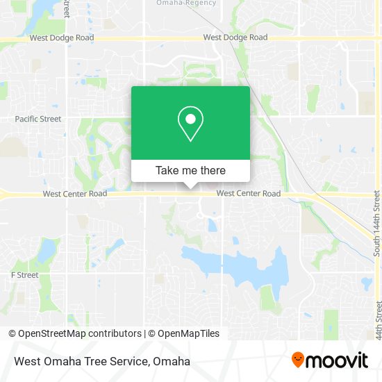 Mapa de West Omaha Tree Service