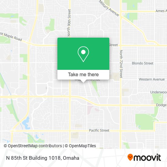 N 85th St Building 1018 map
