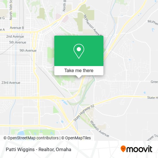 Patti Wiggins - Realtor map