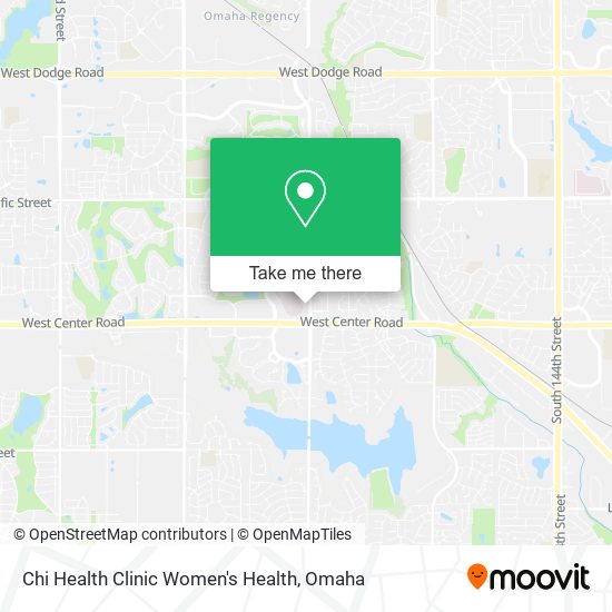 Mapa de Chi Health Clinic Women's Health