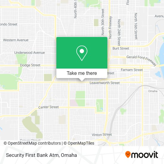 Mapa de Security First Bank Atm